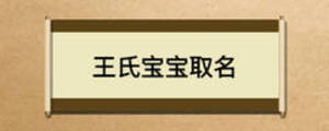 王氏寶寶取名