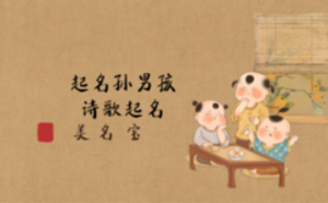 起名孫男孩詩(shī)歌