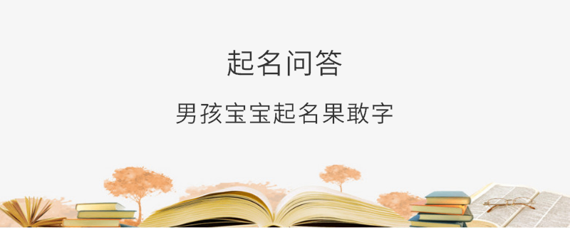 男孩寶寶起名果敢字?