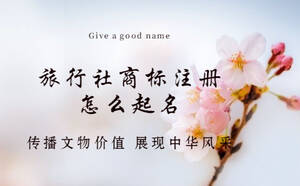 旅行社商標(biāo)注冊(cè)怎么起名