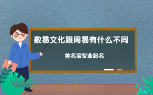 數易文化跟周易有什么不同